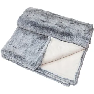 eskimo Webpelz Wohndecke Royal 150x200 cm | anthrazit - grau