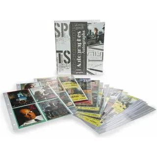 Schwäbische Albumfabrik Safe, Fotoalbum, Sammelalbum für Autogrammkarten (32.20 x 28.60 cm)