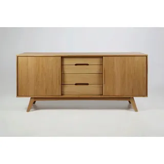 VCM Martha 180 x 84 x 44 cm Eiche Dekor / Braun