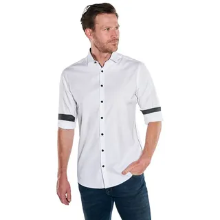 Engbers Langarmhemd Herren Hemd "My Favorite", Reinweiss weiß M