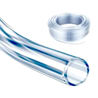 Schlauch Meterware PVC Ölleitung Kraftstoffschlauch Lebensmittelecht Transparent Aquariumschlauch Wasserschlauch (5x7mm)