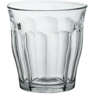 Duralex 1028AC04C0111 Picardie Quatre Trinkglas, Wasserglas, Saftglas, 310ml, Glas, transparent, 4 Stück