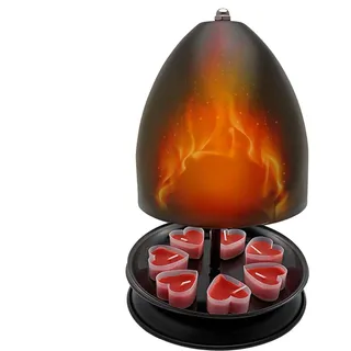 Kerzen-Ofen, Teelichter, Kerzenwärmer für Kerzen-Ofen, Teelichthalter und Metallpfanne – großer Kerzenofen mit schneller , Teelichthalter und Kerzenwärmer