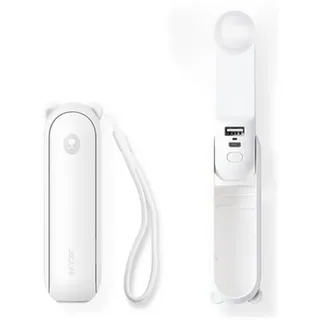 JISULIFE Handventilator 8 Weiß