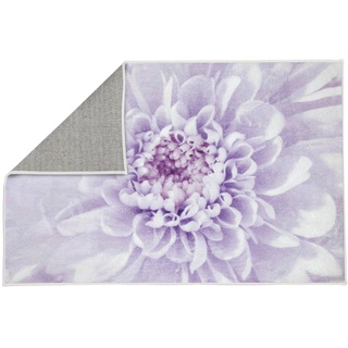 Kleine Wolke Badteppich Dahlia 60 x 90 cm Polyester Violett Lila