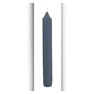 Kopschitz Kerzen Leuchterkerzen, Tafelkerzen, Haushaltskerzen Pacific Blue Blau Grau, 250 x Ø 25 mm, 12 Stück