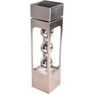 Garden Pleasure Kaskade 25 x 100 x 25 cm Silber