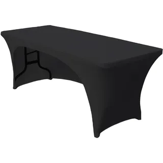 Gastro Uzal Tischhusse Konferenzhusse Madrid einseitig offen (Schwarz, 80 x 180 cm)
