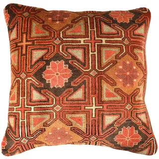 KUHFELL online & NOMAD Bodenkissen Sitzpouf persisches Gabbeh Sitzkissen 80 x 80 cm in diversen Mustern