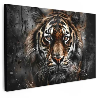 onlywow Leinwand Bilder Tiger | Gr.: 60 x 40 cm