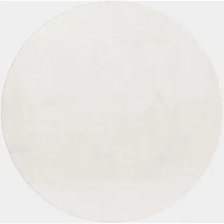 KADIMA DESIGN NECKAR Kurzflorteppich Ø 160 cm Creme