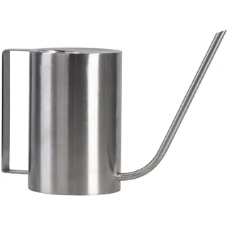 Esschert Design Gießkanne, Silber, Edelstahl, ca. 27 x 11 x 19 cm