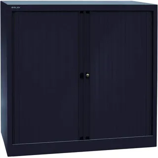BISLEY EuroTambour Rollladenschrank 100 x 43 x 103 cm schwarz