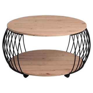 m2 Peking Braun Eiche 80 x 80 x 47 cm