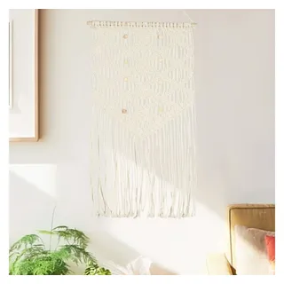 vidaXL Makramee Wandbehang 40x80 cm Baumwolle