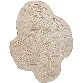 benuta Pop Waschbarer Kurzflor Teppich Pam Beige 200x270 cm - Moderner Kurzflor-Teppich für Wohnzimmer
