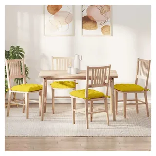 vidaXL Sitzkissen 40 x 40 cm Gelb