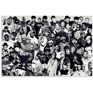 Poster, Motiv: Rapper, Rapper, 60 x 90 cm