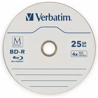 Verbatim M-DISC BD-R 25GB/1-4x 98909 (VE25)