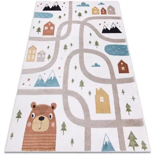 RugsX Fun Kinderteppich 160 x 220 cm Creme