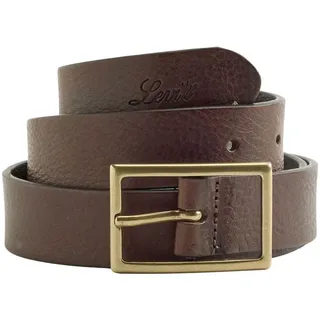 Levi's Gürtel RECTANGLE BELT Leder braun 95