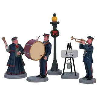 Lemax Christmas Band 5er Set grau/mehrfarbig