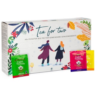 BIO Tee Adventskalender für Zwei "Tea for Two" - 48 x Tee für Advent