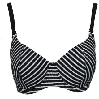 Esprit Silverline Beach Padded Underwire Bikini Schwarz F 75 Damen