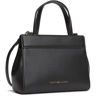 Tommy Hilfiger TH Modern Mini Satchel Umhängetasche Kunstleder Black