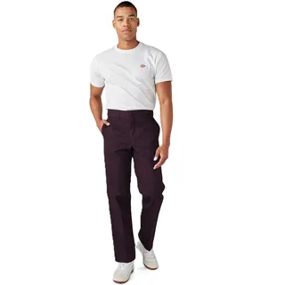 Dickies Herren Original 874 Arbeitshose Lässige Business-Hose, Kastanienbraun, 36W / 32L - 36W / 32L