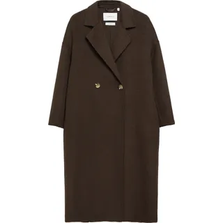 Comma, Oversize Doubleface-Mantel aus Wollmix braun L