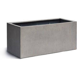 ESCHBACH® Pflanzkübel Box 80 Beton Grau Rechteckig * 80 x 31 x 31 cm * 10 Jahre Garantie