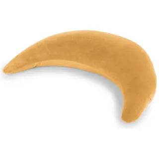 Theraline Stillkissen Plüschmond 140 cm Bernstein