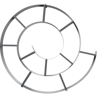Kare Wandregal 75 cm Silber