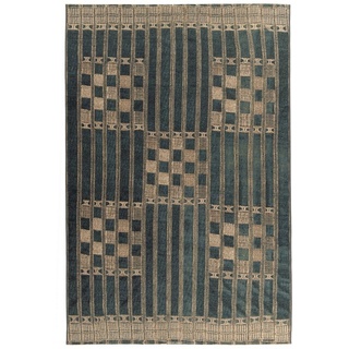 Teppich Outdoor-Africa 39, Gino Falcone, rechteckig, Höhe: 5 mm, Flachgewebe, In- und Outdoor geeignet, Wohnzimmer blau 120 cm x 180 cm x 5 mm