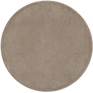 Paco Home Kinderteppich Rund Kinderzimmer Teppich Baby Spielteppich Flauschig rutschfest Beige, 80 cm, Rund,