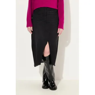 Ulla Popken Jeansrock Damen Schwarz 50