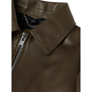 Lederjacke Track Racer Braun 3XL