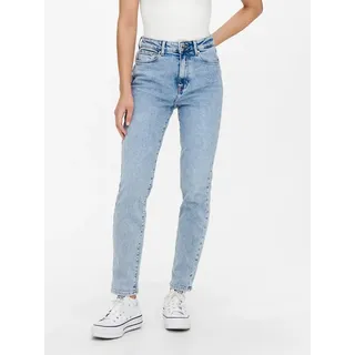 ONLY High-waist-Jeans ONLEMILY – Ankle-Jeans mit High Waist und geradem Schnitt helle Waschung für einen ausgewaschenen und helleren Denim-Look blau 30