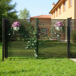 Virimolo 2er Set Rankgitter Gartenzaun 120x180 cm Garten Spalier Aus Metall Für Kletterpflanzen, Sichtschutzzaun, Poolabdeckung & Balkonsichtschutz