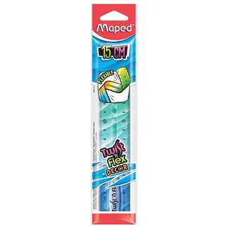 Maped Lineal Twist ́n Flex Decor 15 cm,