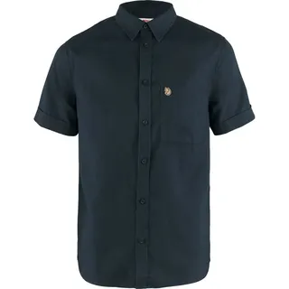 Fjällräven Övik Travel Kurzarmhemd Blau XL