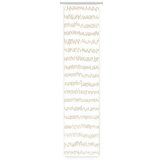 Schiebegardine Moderna Zebra tone - Flächenvorhang HxB 260x60 cm - B-line, gardinen-for-life weiß