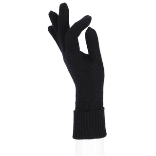 halsüberkopf Accessoires Strickhandschuhe Fingerhandschuh Herren Strickhandschuh Herren schwarz 8,5