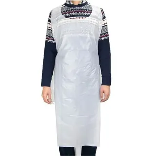 Packung Mit 100 Einweg-schürzen Aus Kunststoff, Wasserdicht Und Schmutzabweisend, Für Erwachsene Und Kinder, Zum Malen Und Kochen.