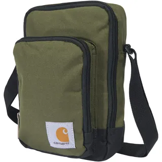 Carhartt Unisex Zip, Durable, Adjustable with Zipper Closure Umhängetasche, Essential Crossbody Bag (Basil) - Einheitsgröße