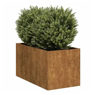 vidaXL Pflanzkübel Rostig 40x80x40 cm Wetterfester Stahl