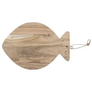 ib laursen Schneidebrett Fisch rund Holz 17101-00