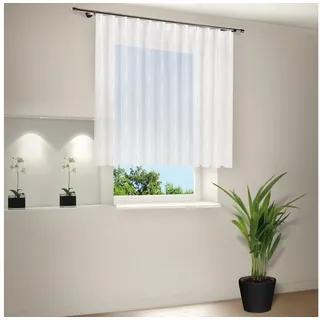 Gerster Gardine Gerster Store Monika mit Faltenband 200% Zugabe B, transparent