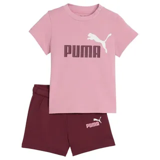 Puma Minicats ESS T-Shirt und Shorts Set INF pink poised 62